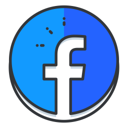 Facebook Logo Icon Of Colored Outline Style Available In Svg