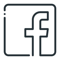 Facebook Logo Icon Download In Line Style