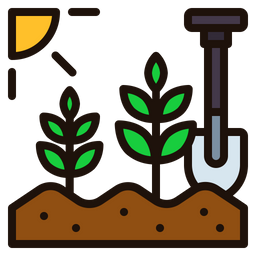 Farming Icon - Download in Colored Outline Style