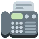 Fax Machine Device Icon