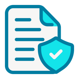 File Icon - Download in Colored Outline Style