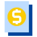 Financial Statement Commerce Digital Icon