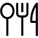 Flatware Dish Fork Icon