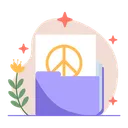 Folder Peace Stop The War Icon