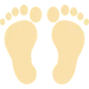 Footsteps Human Footsteps Footprints Icon