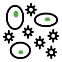 Free 세포 백혈 코로나 아이콘