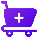 Free 쇼핑 장바구니 추가 아이콘