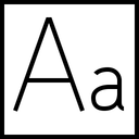 Free フォント、小文字 アイコン