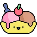 Free 아이스크림 사랑 발렌타인 아이콘