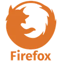 Free Firefox、プレーン、ワードマーク アイコン