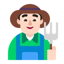 Free 농부 아파트 빛 아이콘