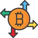 Free 通貨送金、ビットコイン取引、取引 アイコン
