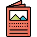 Free 브로셔 광고 소책자 아이콘