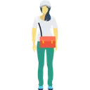 Free 학생 여학생 여자 아이콘