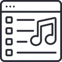 Free ウォッチリスト、音楽ウォッチリスト、音楽リスト アイコン