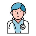 Free 의사 청진기 건강 아이콘
