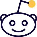 Free Reddit 소셜 로고 소셜 미디어 아이콘