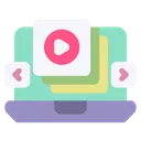 Free 슬라이드쇼 프레젠테이션 슬라이드 아이콘