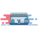 Free 온라인 상점 상점 아이콘