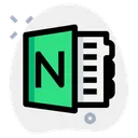 Free Microsoft One Note 기술 로고 소셜 미디어 로고 아이콘