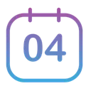 Free 04 Date  Icon