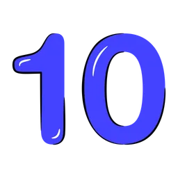 Free 10 Number  Icon