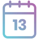 Free 13 th  Icon