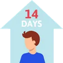Free 14 Day In Hospital Quarantine 14 Days Icon