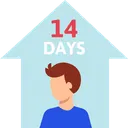 Free 14 Day In Hospital Quarantine 14 Days Icon