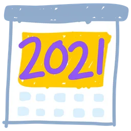 Free 2021 Calendar  Icon