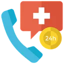Free Medical Helpline Medical Assistant Call Service Icon