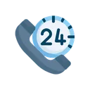 Free 24 hour service  Icon
