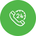 Free 24 hour service  Icon