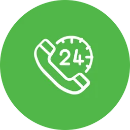 Free 24 hour service  Icon