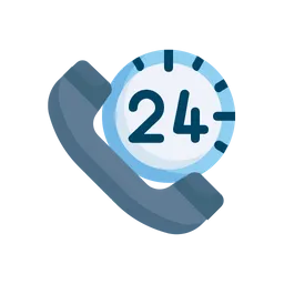 Free 24 hour service  Icon