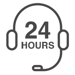 Free 24 hour services  Icon