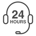 Free 24 hour services  Icon