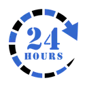 Free 24 Hours Clock Time Icon