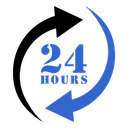 Free 24 Hours Clock Time Icon