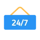 Free Ecommerce Hours Icon