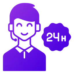 Free 24 Hours Service  Icon