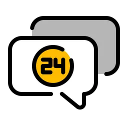 Free 24 Hours Service  Icon