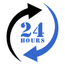 Free 24 Stunden Uhr Zeit Icon