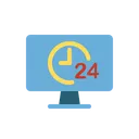 Free 24 Stunden E Commerce Symbol