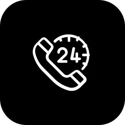 Free 24 Stunden Rufbereitschaft  Symbol