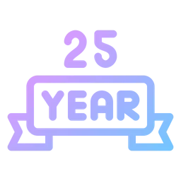 Free 25 years  Icon