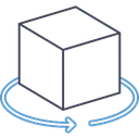 Free 3 D Computer Graphics  Icon