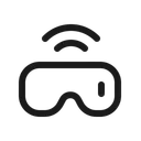 Free Glasses Wireless Icon