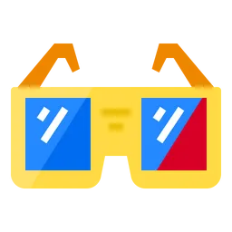 Free 3 D Goggles  Icon