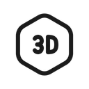 Free 3 D Perspective  Icon